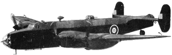 Halifax bomber of the RAF Pathfinder Force